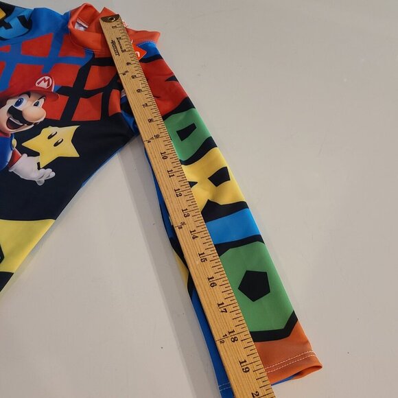 Super Mario Brothers New Bathing Swim Suit Costume One Piece Childs Boy 6 8 10 - Picture 10 of 10